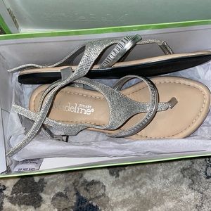 Silver sandals